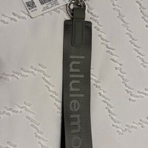 Lululemon ‘Never Lost’ Army Green Keychain